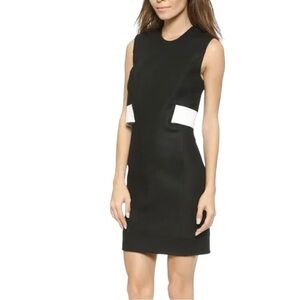 Helmut Lang Black and White Mini Dress